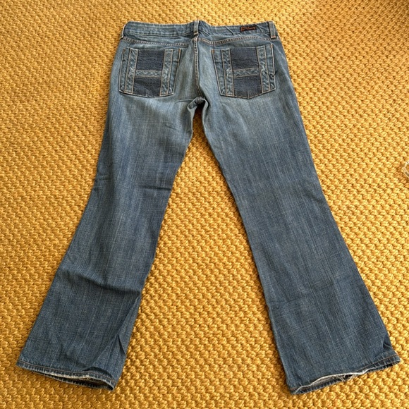 Citizens of Humanity Bootcut Low Rise Jeans with H logo back pockets👖 size 31 - Picture 2 of 7